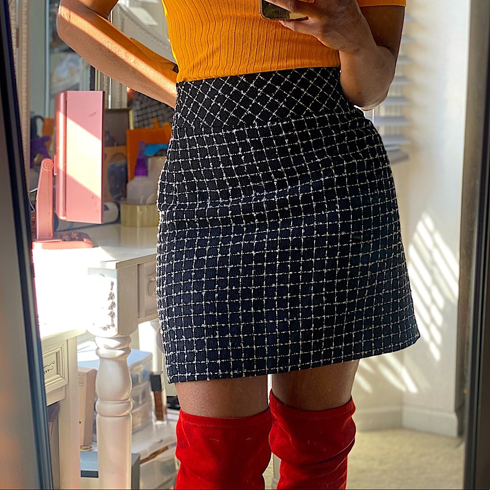 LOFT Tweed Mini Skirt